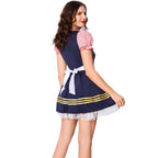 Damen Trachtenkleid mit verspielten Rüschendetails und eleganter Schürze R&B