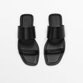 Damen elegante Riemensandalen mit breitem Obermaterial und geschmackvollem Design R&B