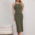 Damen Langarm Kleid R&B