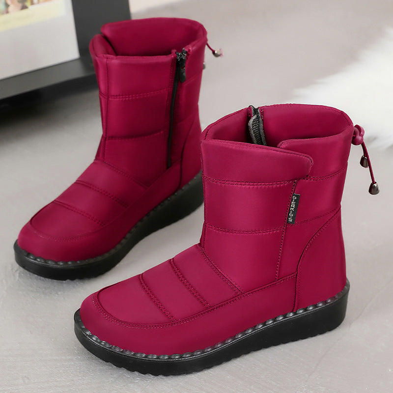 Damen Thermo-Winterstiefel mit rutschfester Sohle und isolierendem Innenfutter R&B