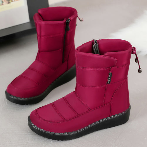 Damen Winterstiefel mit rutschfester Sohle und isolierendem Innenfutter R&B