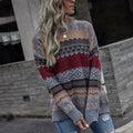 R&B | Geometrischer Strickpullover Mit Stilvollem Muster