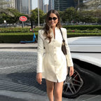 Damen Blazer im Trench-Stil R&B