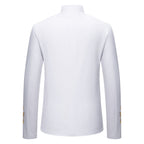 Herren Elegantes Blazer mit exquisiter Gold-Stickerei R&B