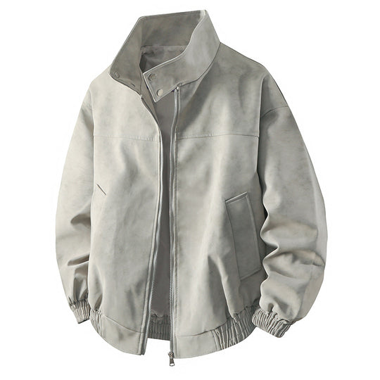 Herren Modische Übergangsjacke mit hohem Kragen und revitalisierendem Innenfutter R&B
