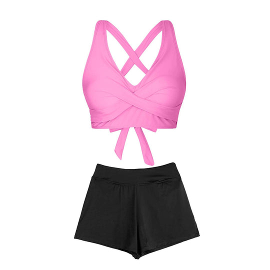 Damen Zweiteiliger Badeanzug mit floralem Design R&B