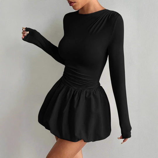 Damen Longsleeve T-Shirt mit Ballonrock R&B