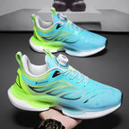 Herren nan innovativer Laufschuh mit Drehverschluss, nahtlosem Strickobermaterial und reaktiver Luftkammerdämpfung R&B