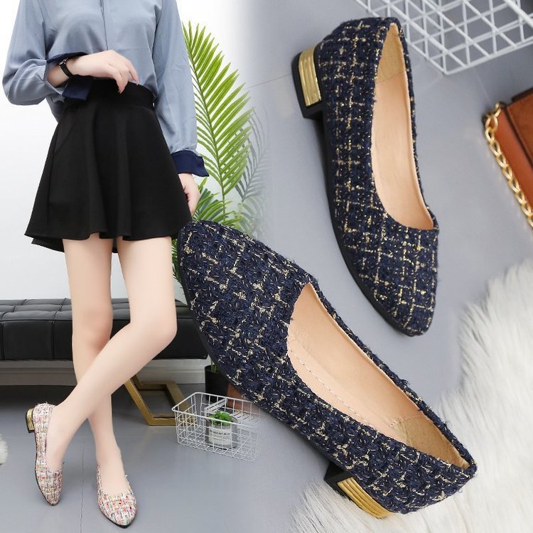 Damen elegante Ballerinas mit modischem Flachabsatz und farbenfrohem Obermaterial R&B