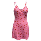 Damen Minikleid mit erfrischendem Erdbeer-Design R&B