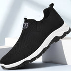 Damen Sportliche Slip-On Sneakers mit flexiblem Design und atmungsaktiver Oberflächenstruktur R&B