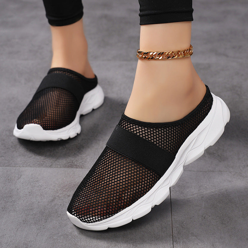 Damen Atmungsaktive Slip-On Sneakers mit flexiblem Mesh-Obermaterial R&B