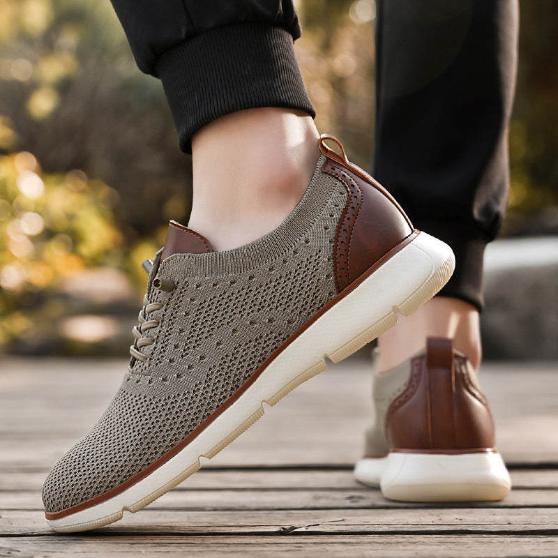 Damen sportliche atmungsaktive Sneakers mit innovativem Schnellschnürsystem R&B