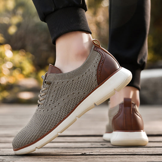 Damen sportliche atmungsaktive Sneakers mit innovativem Schnellschnürsystem R&B