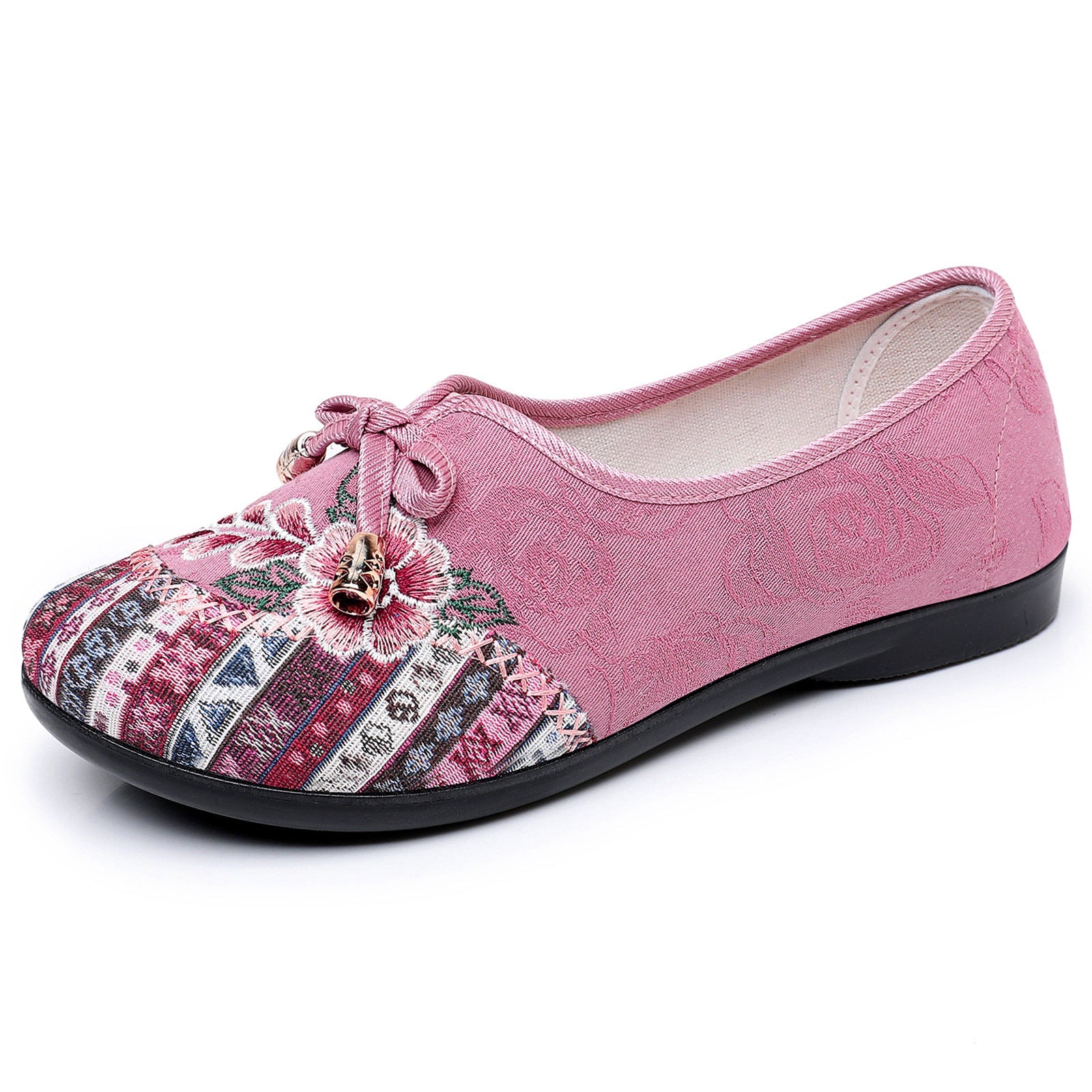 Damen Elegante und dekorative Hausschuhe mit floralem Design R&B
