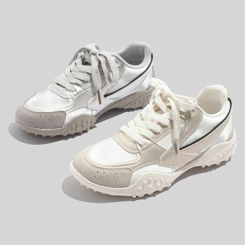 Damen Sportliche Sneakers mit atmungsaktiver Oberflächenstruktur und rutschfester Sohle