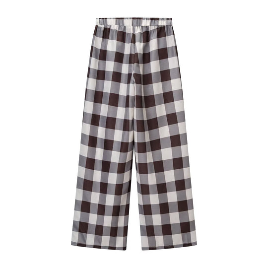 Damen weite Karottenhose mit elastischem Bund R&B