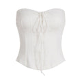Damen Spitzen-Corsage mit verstellbarem Schnür-Design R&B