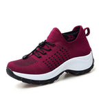 Damen Leichte und atmungsaktive Sportschuhe mit flexiblem Schnellschnürsystem