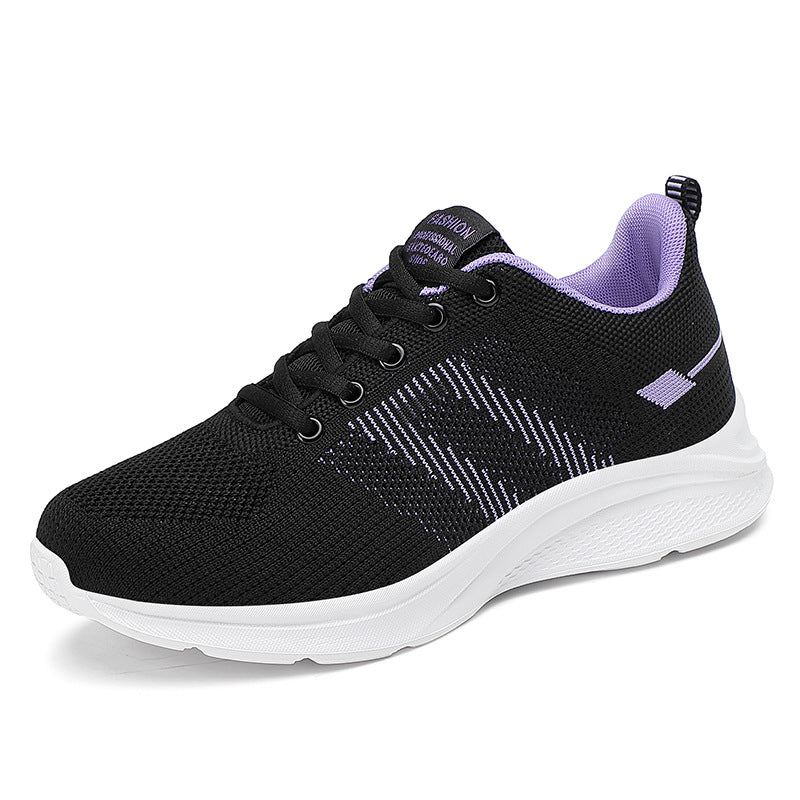 Damen Leichte und atmungsaktive Laufschuhe mit flexiblem Mesh-Obermaterial