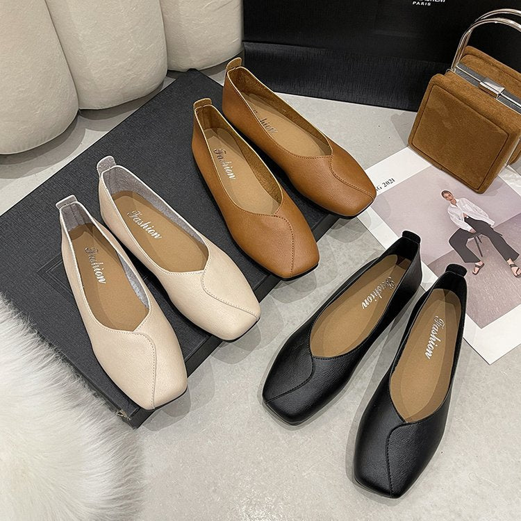 Damen Ballerinas mit spitzer Kappe und komfortablem Fußbett R&B
