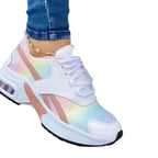 Damen Sportliche Fitness-Sneaker mit atmungsaktivem Obermaterial und stoßdämpfender Sohle R&B
