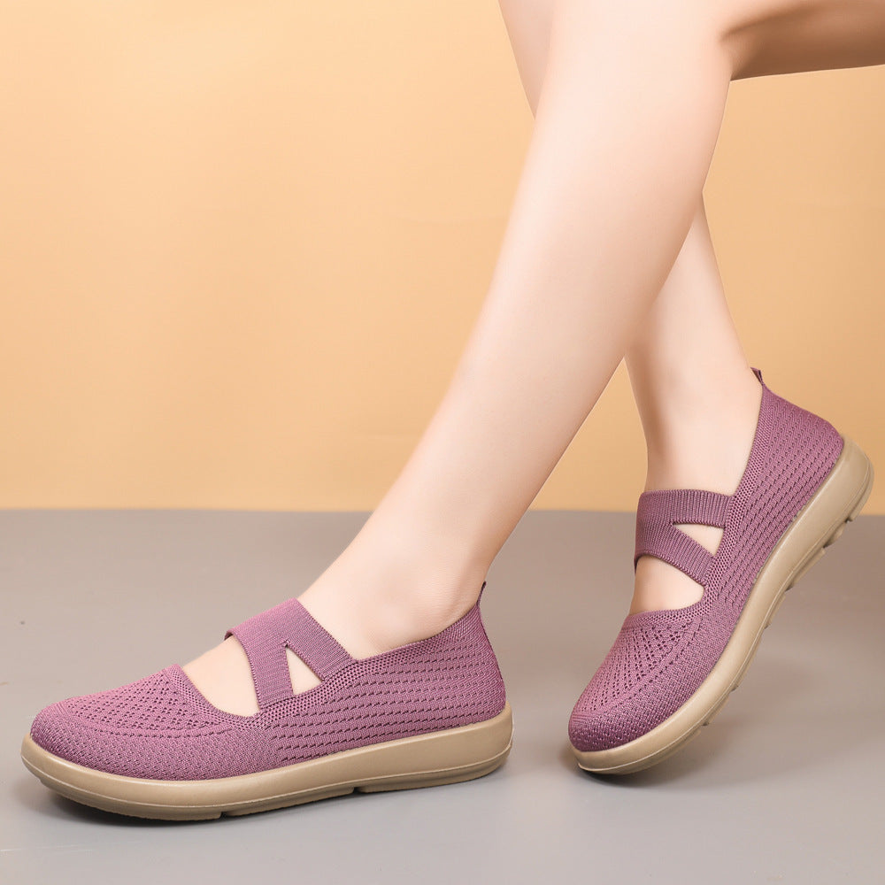 Damen Bequeme und atmungsaktive Slip-On Sneakers R&B