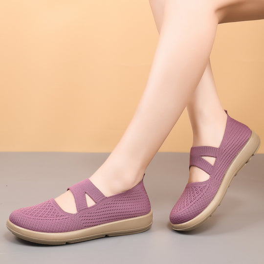 Damen Bequeme und atmungsaktive Slip-On Sneakers R&B