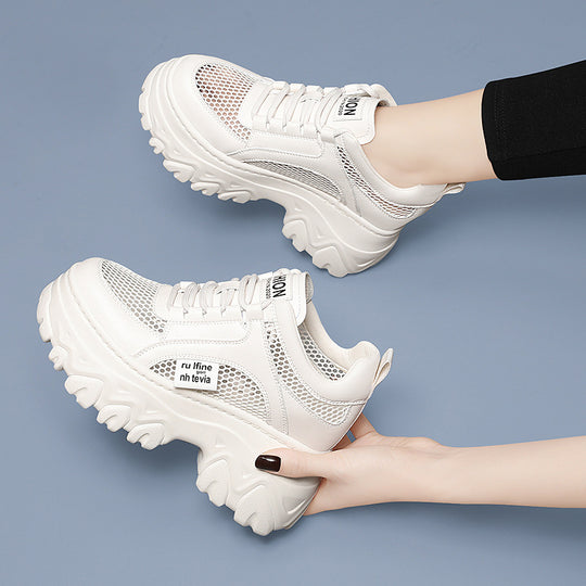 Damen Sportliche Chunky Sneakers mit atmungsaktivem Obermaterial und ergonomischer Sohle R&B