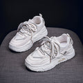 Damen Sportliche Chunky Sneakers mit atmungsaktiver Mesh-Oberfläche und gepolsterter Sohle R&B