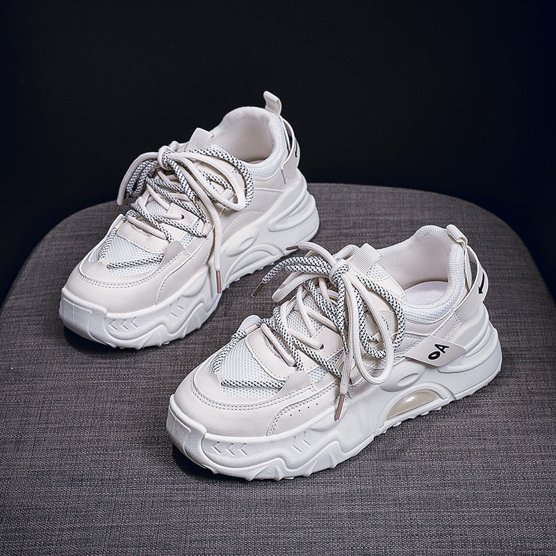 Damen Sportliche Chunky Sneakers mit atmungsaktiver Mesh-Oberfläche und gepolsterter Sohle R&B