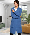 Damen langer Strickmantel R&B