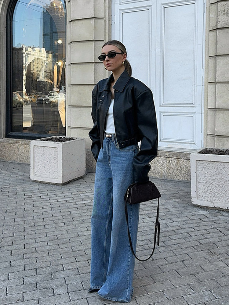 Damen modische jacke mit oversized Passform R&B