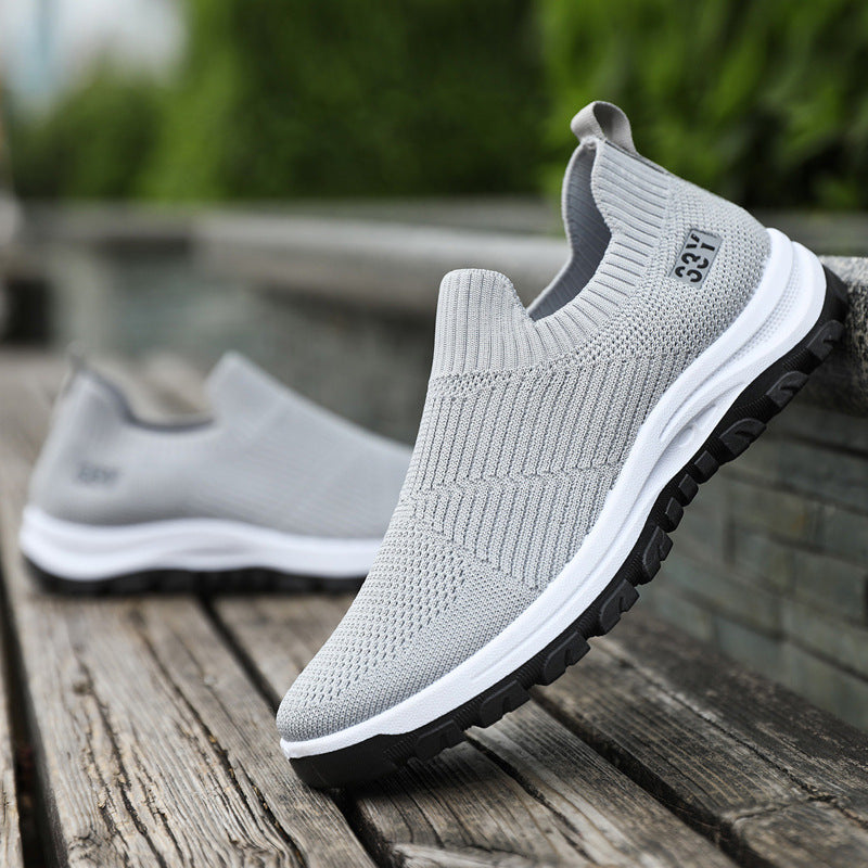 Damen Bequeme und atmungsaktive Slip-On Sportschuhe mit rutschfester Sohle R&B