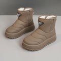 Damen warme Winterstiefel mit kuscheligem Innenfutter und robustem Profil R&B