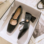 Damen elegante Slingback Ballerinas mit modischem Riemen