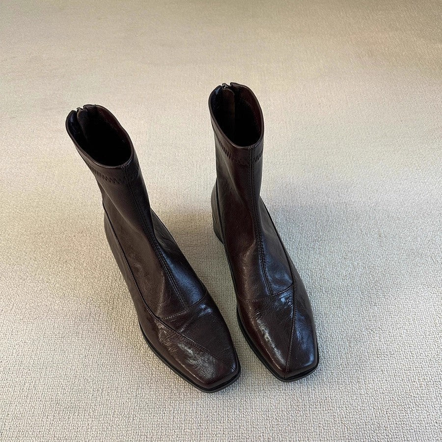 Damen elegante Chelsea Boots mit spitzem Fußteil R&B