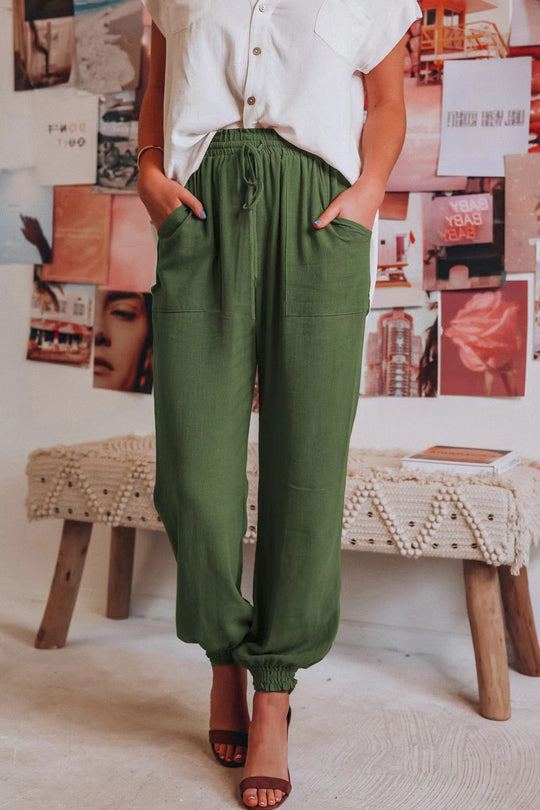 Damen Bequeme Freizeithose mit Gummizug R&B