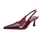 Damen Slingback-Pumps mit elegantem spitzen Design und funktionalem Riemen