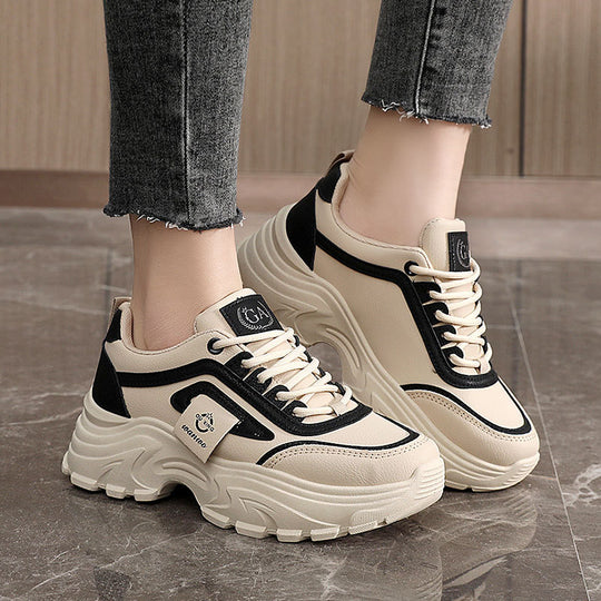 Damen Trendige Chunky Sneakers mit ausgeprägtem Sohlenprofil und atmungsaktivem Obermaterial R&B