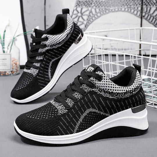 Damen Sportliche Sneakers mit atmungsaktivem Mesh-Obermaterial und ergonomischer Dämpfung R&B