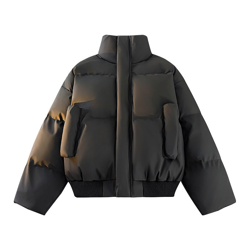 Herren Modische Steppjacke mit hohem Kragen und praktischen Taschen R&B