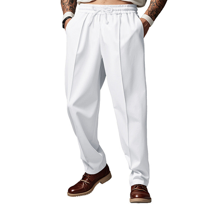 Herren Sportliche Jogginghose mit flexiblem Bund und seitlichen Eingrifftaschen R&B