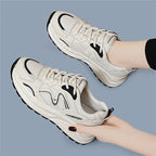 Damen Sportliche Lifestyle-Sneaker mit atmungsaktivem Mesh und dämpfender Sohle R&B