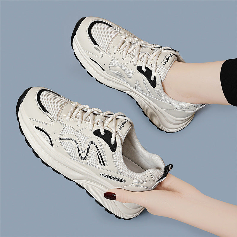Damen Sportliche Lifestyle-Sneaker mit atmungsaktivem Mesh und dämpfender Sohle R&B