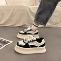 Damen Sportliche Plateau-Sneaker mit modischem Design und bequemer Dämpfung