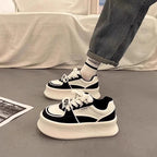 Damen Sportliche Plateau-Sneaker mit modischem Design und bequemer Dämpfung
