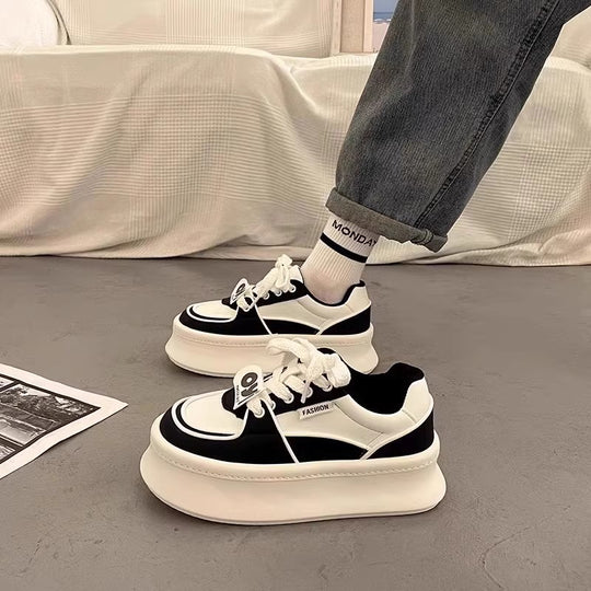 Damen Sportliche Plateau-Sneaker mit modischem Design und bequemer Dämpfung R&B