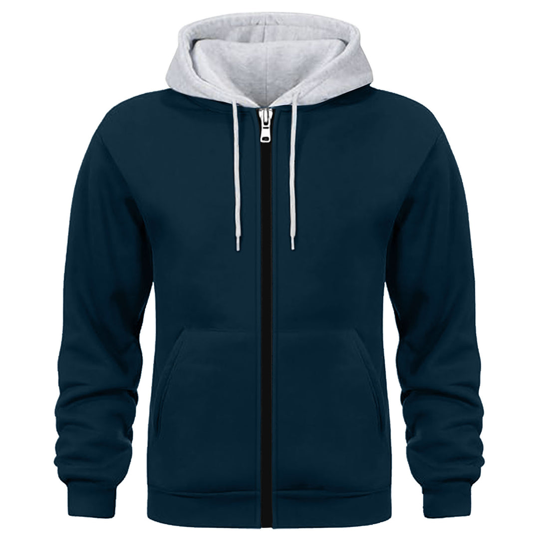 Herren Kapuzenjacke mit doppellagigem Material R&B