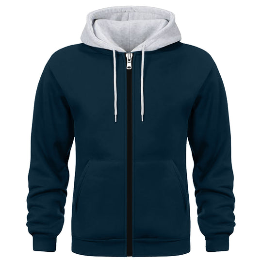 Herren Kapuzenjacke mit doppellagigem Material R&B